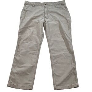 Carhartt Rugged Flex Relaxed Fit Canvas Work‎ Pant Dark Khaki Mens 40x32 102291